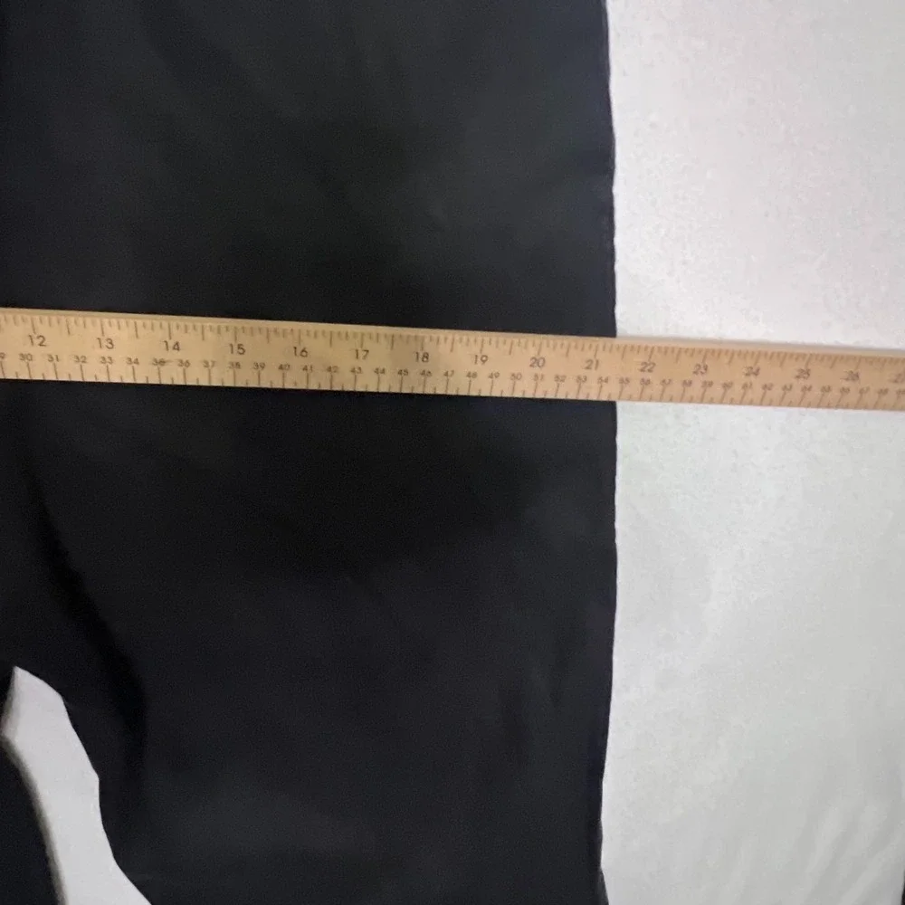 Everlane Black 100% Linen Lagenlook Button Front Wide Leg Jumpsuit Overalls 6